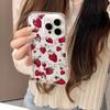 Strawberry Full Screen Y2k Phone Case For iPhone 16 15 14 13 12 11 Pro Max 7 8 Plus XR XS Max Shockproof Transparent Back Cover