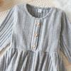 Girls Fashion Cute Long Sleeve Princess Dress Solid Color Casual Dresses