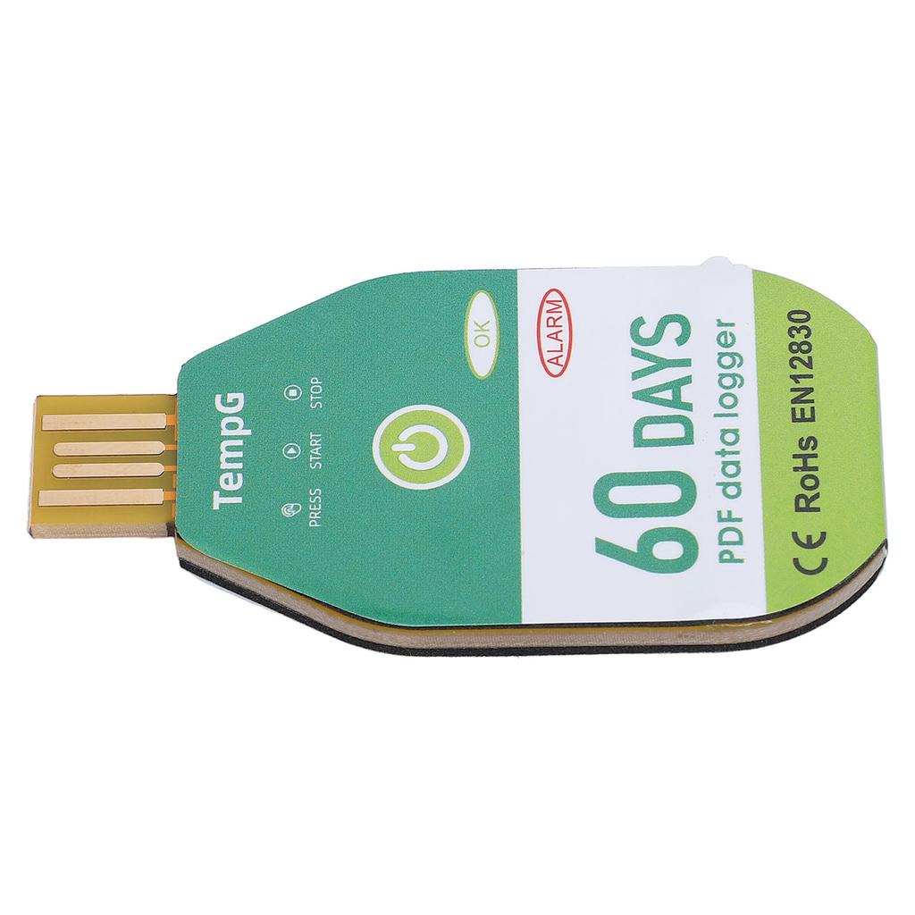 USB Temperature Data Logger Recorder IP67 Water Resistant Disposable PDF Temperature Data Logger