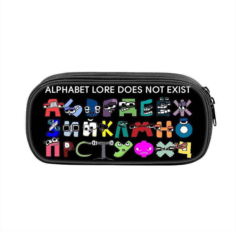 Lore Alphabet Pen Bag With Zipper For Kids And Teens Organization School
