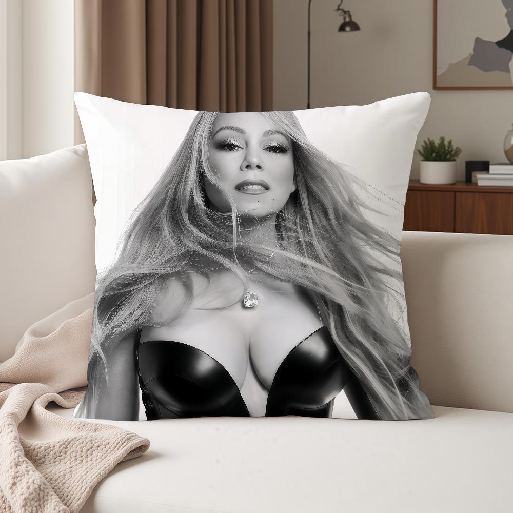 Singer Mariah Carey Rainbow Here For It All Pillow Case Suitable For Bedrooms Living Rooms Cars Home Decoration