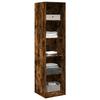 VidaXL Wardrobe Smoked Oak 50x50x200 Cm Engineered Wood, Storage Cabinet, Wardrobe Organizer, Cabinet, 3307715