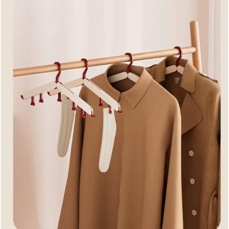 New Portable Multifunctional Travel Cute Clothes Hanger, Home Student Dormitory Clothes Hanger, Foldable Clothes Hanger