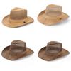 Casual Summer Sun Hat For Men With Wide Brim And Breathable Straw Material For Outdoor Fishing And Sun Protection