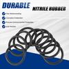 BHBL 10 PCS Metric O Rings Black Nitrile Rubber 40 Mm OD 4 Mm Thick