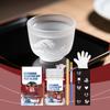 Glas Frosted Ätzset, Tasse mit verblassendem geätztem Muster, Tragbares Design, Künstlerisch