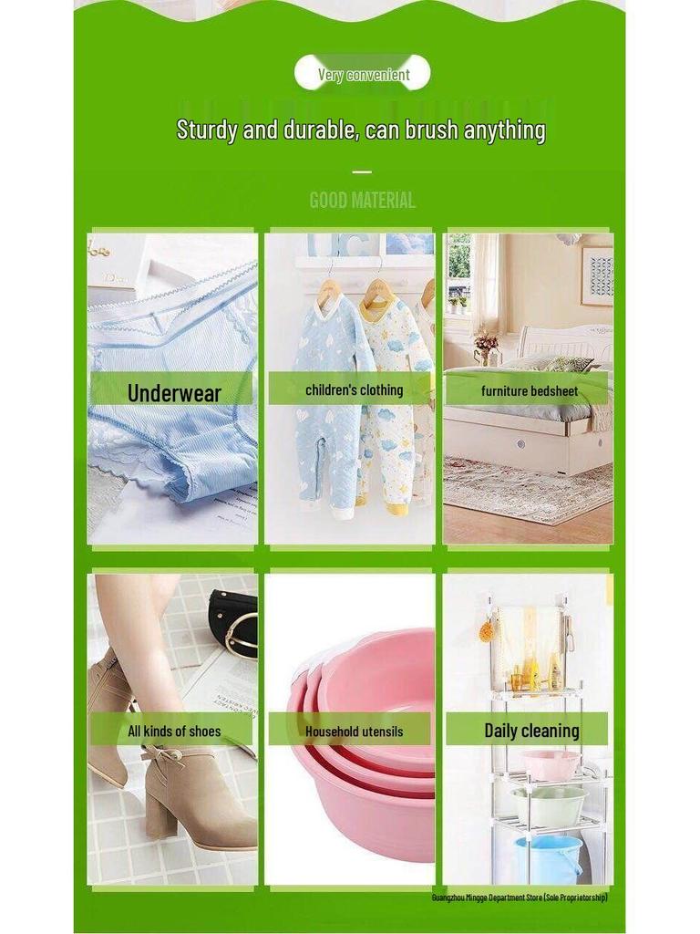Soft Bristle Clothes and Shoe Cleaning Brush for Laundry and Down Jackets