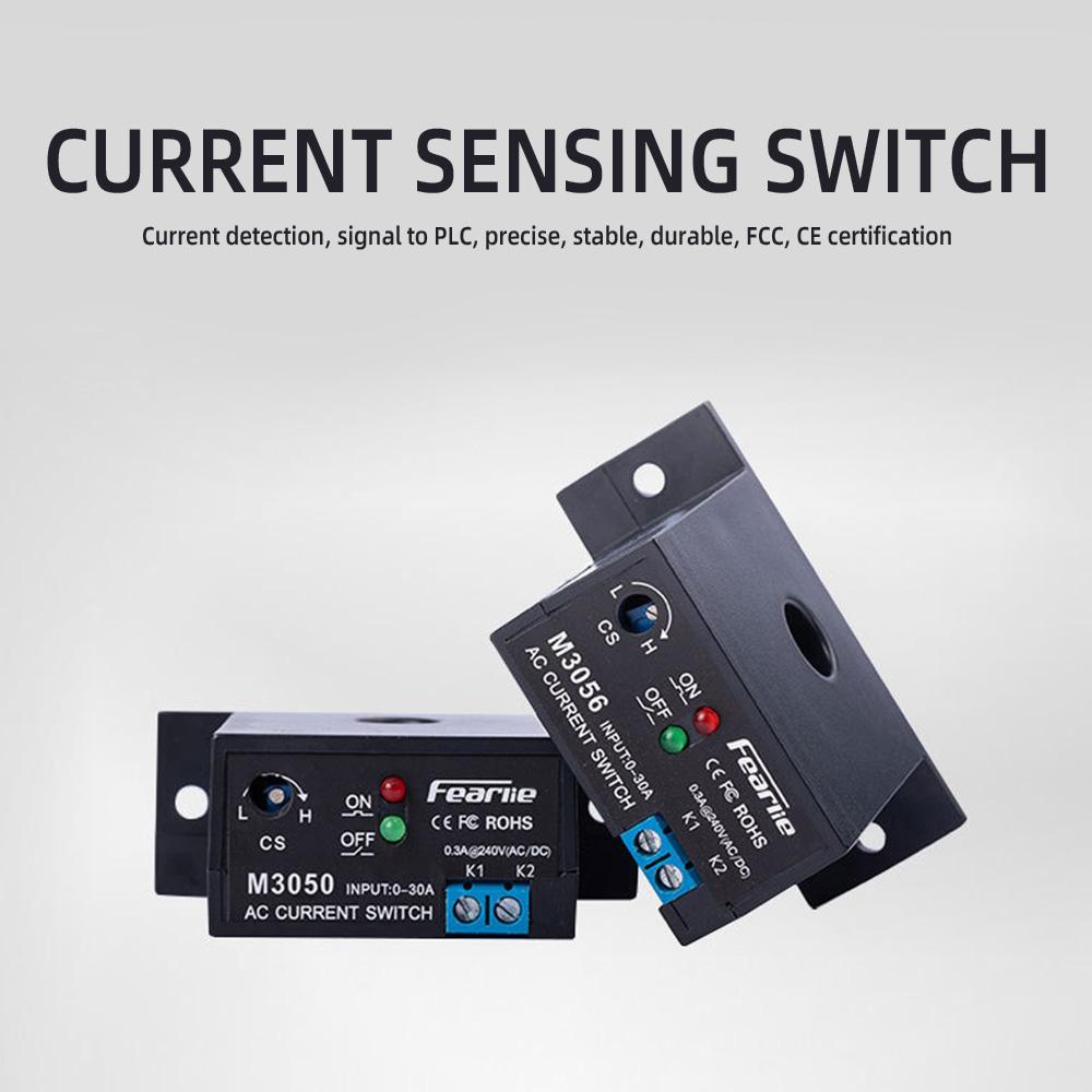 5/2/1Pcs Current Sensing Switch 30A 50A Current Detection Switch Induction Relay AC Linkage Device AC Mutual Inductor Switches