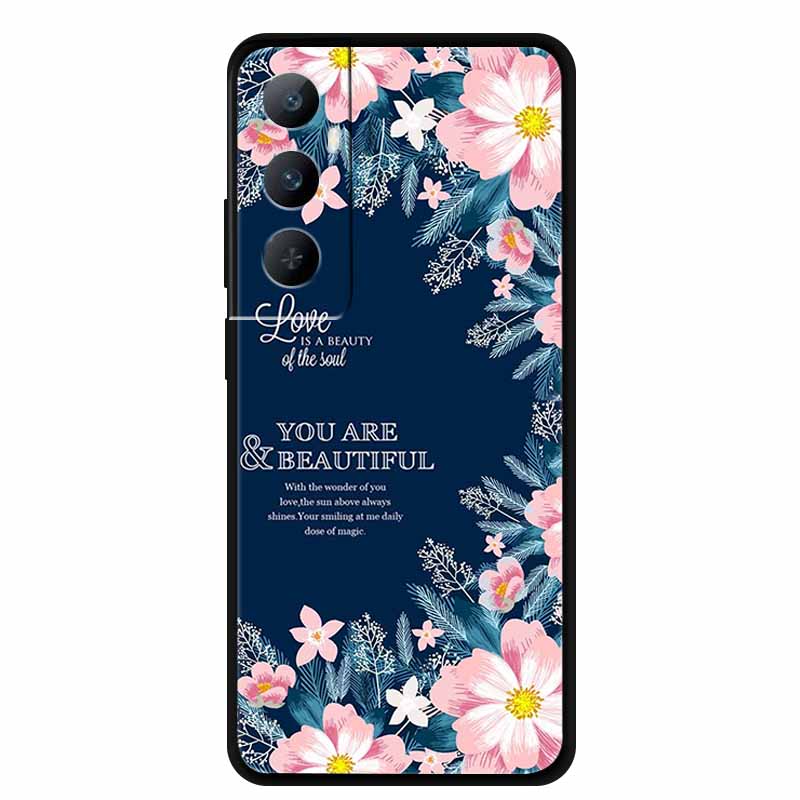 For Realme C65 4G Global C 65 Phone Case Marble Patterns Back Cover TPU Soft Silicone Protector Shield Funda for RealmeC65 Capa