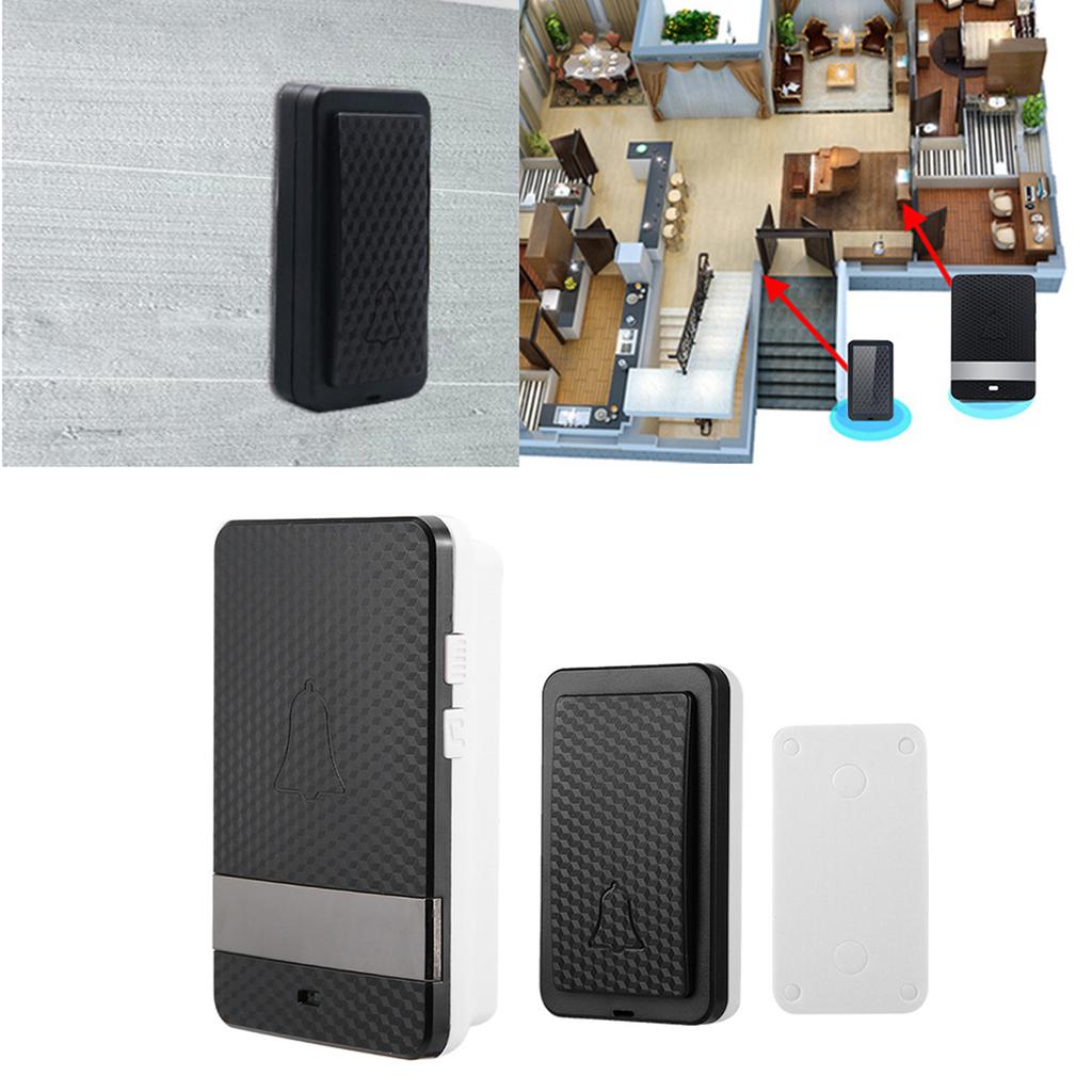 Kabellose Wasserdichte Türklingel Selbstbetrieben Einstellbare Lautstärke Türgong (Typ A )