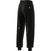 Adidas Solid Color Logo Jogger Knit Sports Pants Women Bottoms Black IC0806