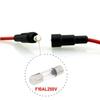 10A Fuse Wire Car Charger Universal Female Socket 12V Power Connection for Electric Vehicles & Motorcycles