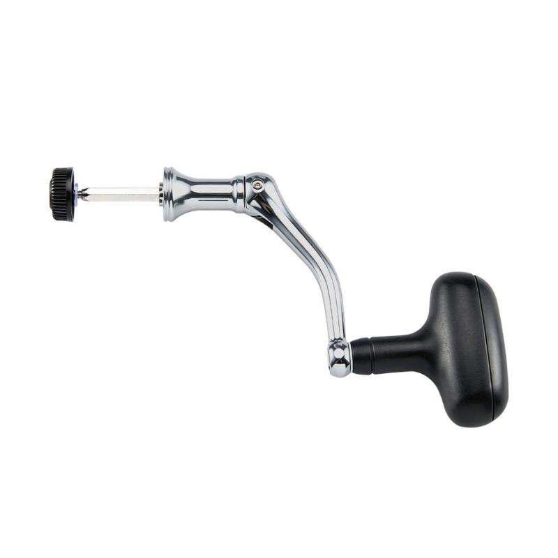 Fishing Spare Handle Arm with Metal Build and Black Power Knob for Maintenance Checks and Hardware Service Use