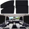 ZATOOTO Suede Car Window Shades 4PCS - Car Window Covers For Ultimate Privacy, UV Protection, And Heat Ulation, Sun Shade Perfect For Camping,
