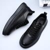 Casual Men's Shoes Leather Breathable Fashionable Comfortable Trendy Athleisure Board Shoes for Men Casual Shoes Male Sneakers
