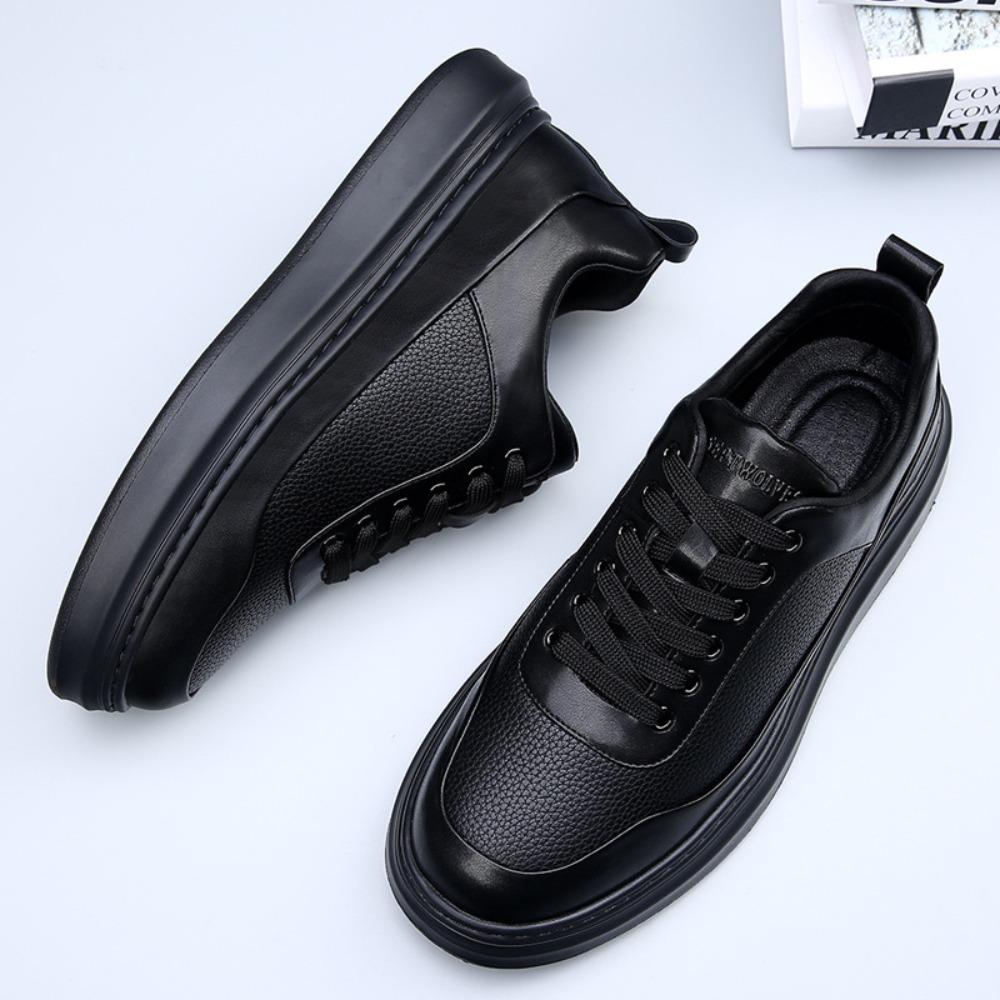 Casual Men's Shoes Leather Breathable Fashionable Comfortable Trendy Athleisure Board Shoes for Men Casual Shoes Male Sneakers
