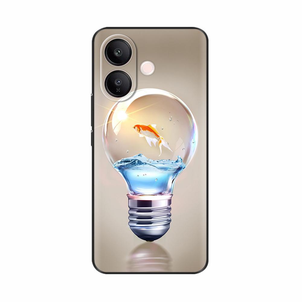For Vivo V60 Lite Case Soft Silicon Back Cover For Vivo V60 Lite 4G 5G Mobile Phone Protective Cases Cover Coque Funda Etui Para