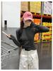 Women's Thermal Fleece Zipper Long-Sleeve T-Shirt with Half-High Collar - Autumn/Winter Warm Base Layer Top