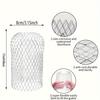 4pcs Metal Aluminum Filter Mesh Gutter Leaf Debris Mud Trap Guards Drain Pipe Cover Downpipe Guttering System Waterproof