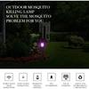 Soldriven myggdödarlampa utomhus hushållsvattentät LED-lampa utomhus trädgård myggavvisande lampa elektrisk stöt myggdödare