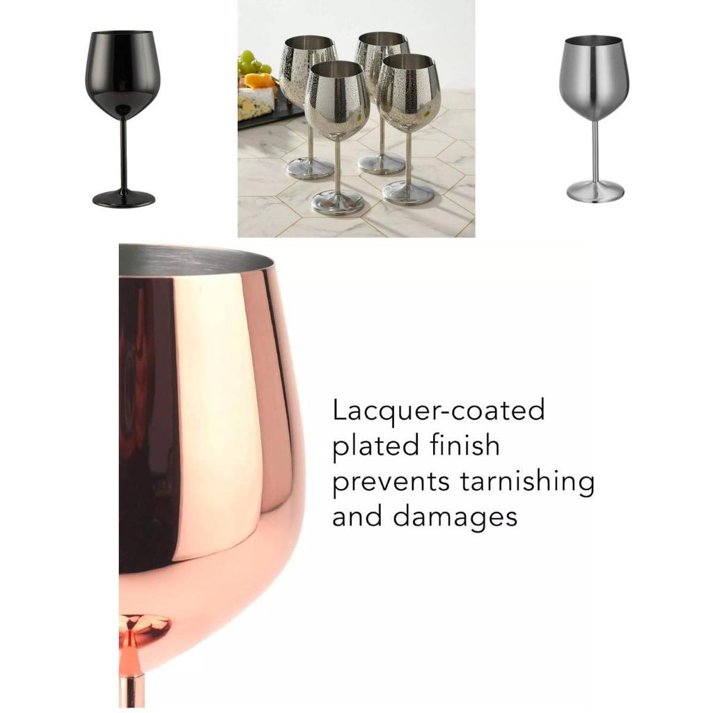 Stainless Wine Steel Glasses Fashionable Simple Vintage Home Wine Champagne