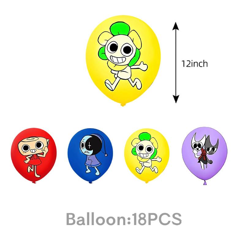 Set Decoratiuni Petrecere Tematica Lumea lui Dandy Cu Farfurii de Hârtie, Pahare și Stindard Pentru Ziua de Naștere a Copiilor