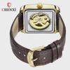Chenxi Relógio Automático de Ouro de Luxo Masculino Business À Prova d'Água Esqueleto Tourbillon Mecânico de Pulso