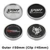 1 Set/4 Bucăți OD 50MM / ID 45MM Capac Pentru Jante SPORT X-TUNING SPEED RACING POWER Logo Capac Central Roată Capac Roată Mașină Sport
