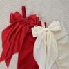 Christmas Tree Ornament Bows Christmas Stockings Gift Bag Christmas Hanging Socks For Fireplaces Door Decoration