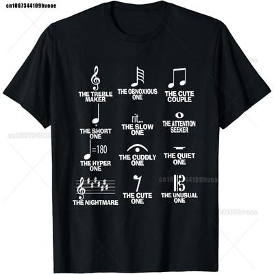 Musical Notes Symbol Definition Humor Funny Christmas Gift Short Sleeve TShirt Men Clothing Tops Graphic T Shirts Camisas