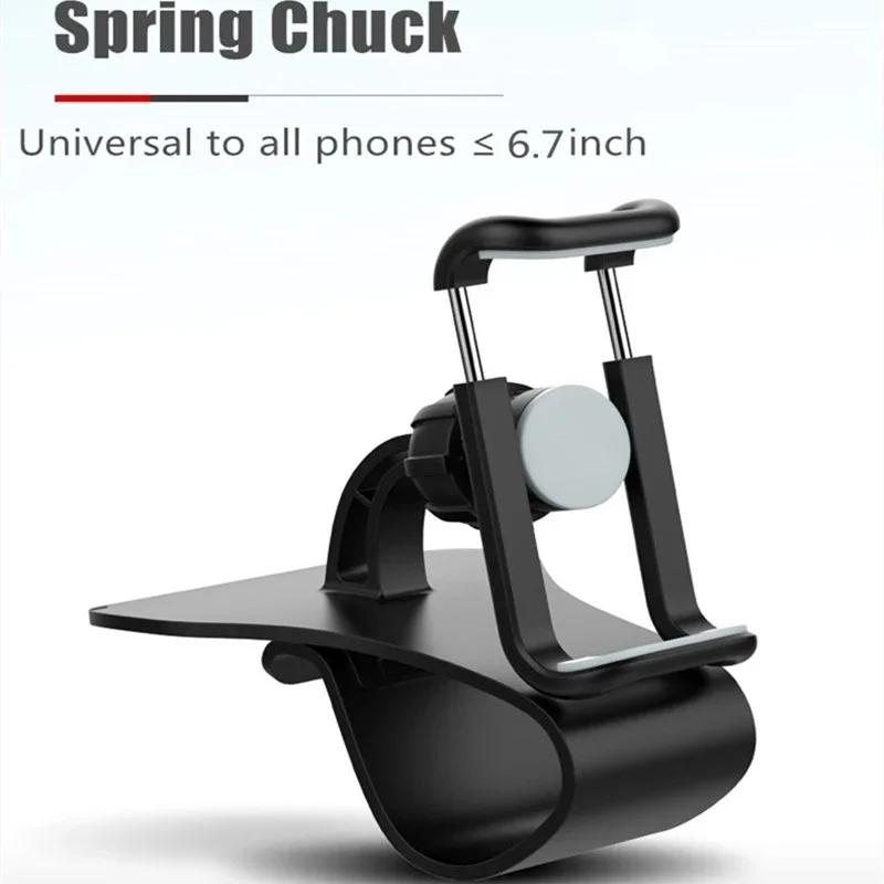 360 Rotatable Car Phone Holder Universal Cell Phone Stands Car Rack Dashboard Support for Auto Grip Mobile Phone Fixed Bracket