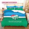 Bursaspor  Pattern Bedding Quilt Set  Home Decoration  Gift (1 * duvet cover + 2 * pillowcase  without core)