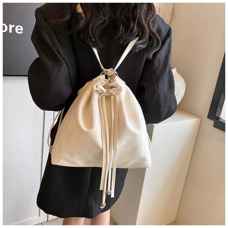 Premium tekstura łańcuszek worek kubełkowy damski nowy modny wielofunkcyjny modny torba na ramię listonoszka plecak