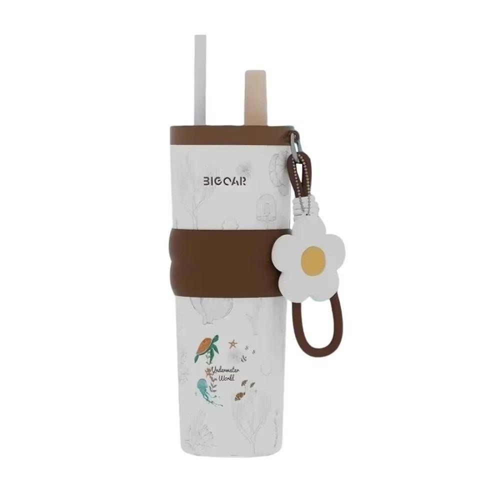 

Изолированная чашка большой вместимости, герметичная вакуумная чашка, портативная термобутылка для воды, дорожный тамблер кофейный