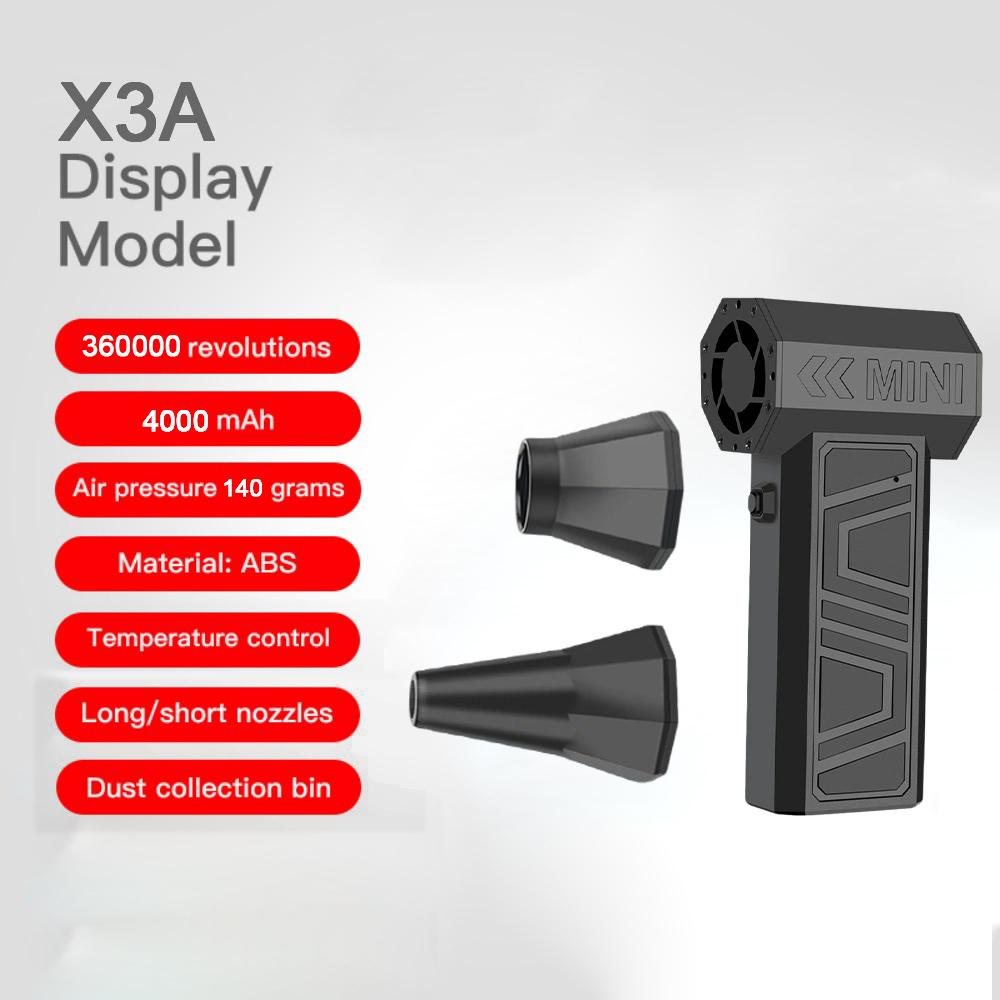 

Portable Handheld Violent Blowers 360000RPM Mini Turbo Jet Fan High-speed Vacuum Dust Cleaner Rechargeable Turbo Blower Fans