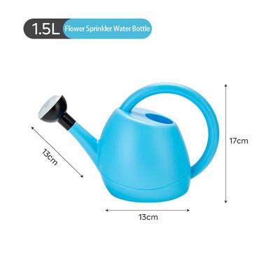 Regadera de 1,5 L para jardín de infancia, para jugar con agua, regadera infantil con pico largo, regadera