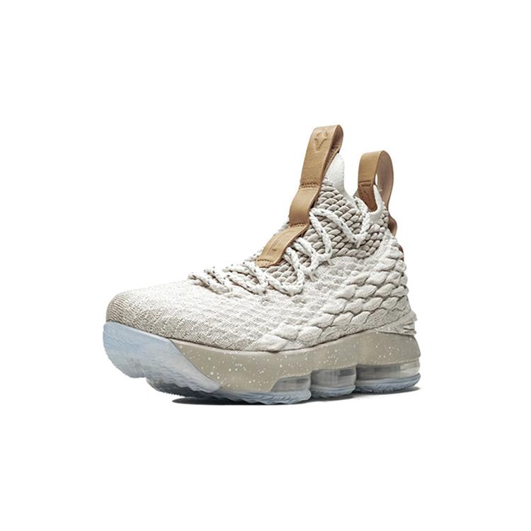 Nike LeBron 15 Grade School 'Ghost' (Unisex) String / Vachetta Tan-Sail Kids' Basketball Shoes 922811 200