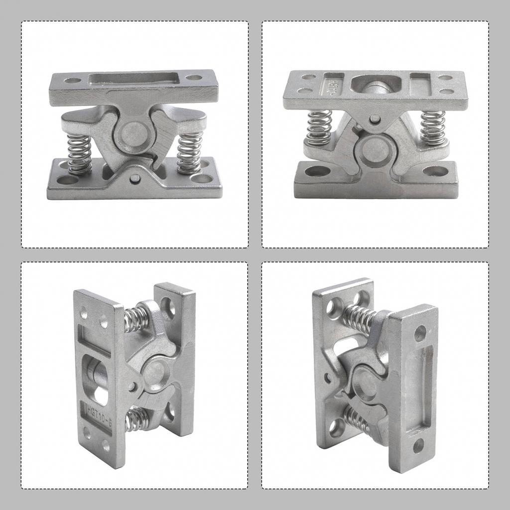 Application Spring Loaded Door Lock Double Roller Catch