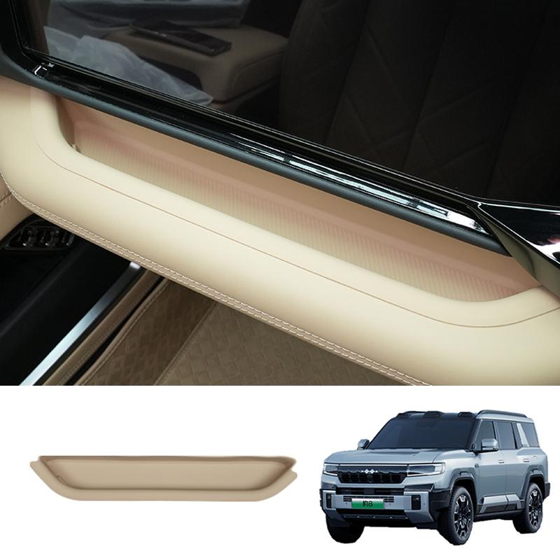 For BYD Leopard 8 Denza B8 2025+ Silicone Door Handle Card Slot Storage Box Water Coaster Storage Box Auto Accessories