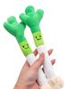 Plush Pet Chew Toys Bite Resistant Simulated Scallion Bell Sounding Teeth Cleaning Interactive Playing Supplies For Dog Cat