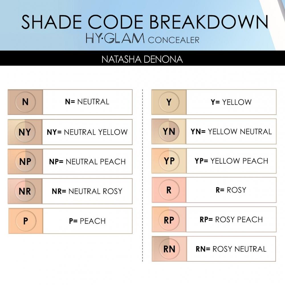 Natasha Denona Hy Glam Aufhellender Concealer 0,25 Unzen P2 Fair Light Pfirsich