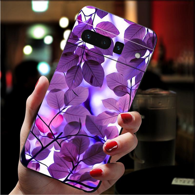 Phone Case For Google Pixel 10 9 Pro XL 9A 8 7 6 Pro Pixel 8A 7A 6A Pixel 8 7 6 5 Infinity On Purple Art