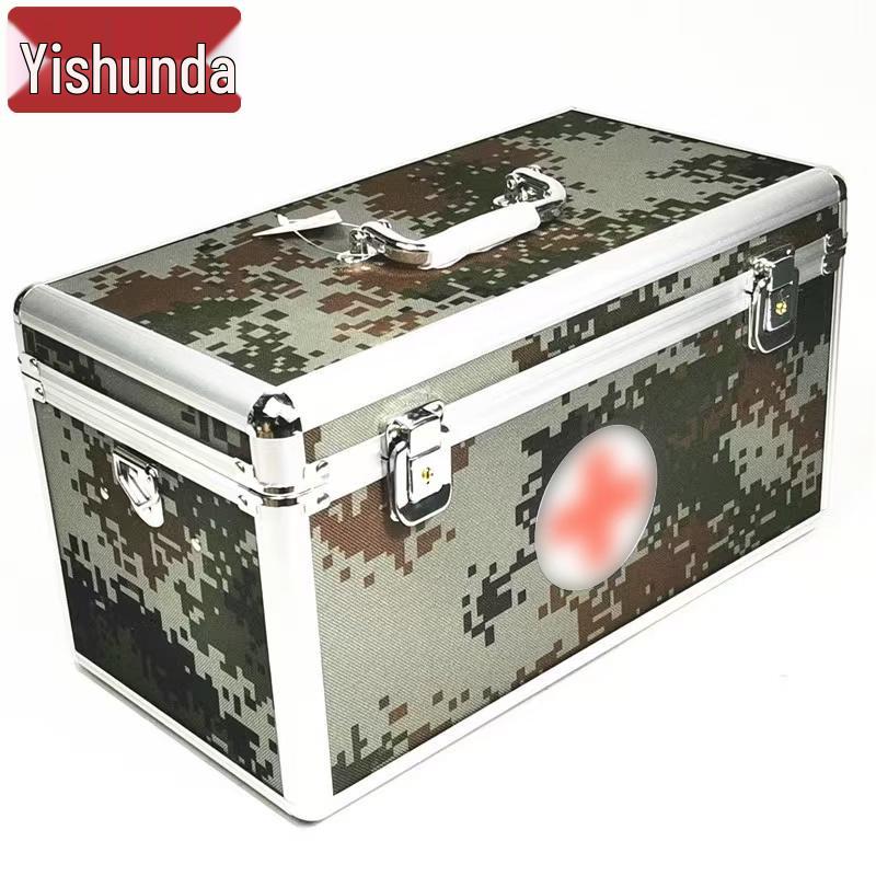 

Aluminum Alloy Camouflage Emergency First Aid Box