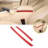 Red Carbon Fiber Center Gear Shift Side Strip Trim For BMW 3 Series E90 2005-12