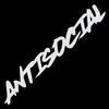50X8Cm Antisocial Reflective Car Sticker Windshield Bumper Window Motorcycle Ornament Vinyl Film Decal Auto Tuning Accessories