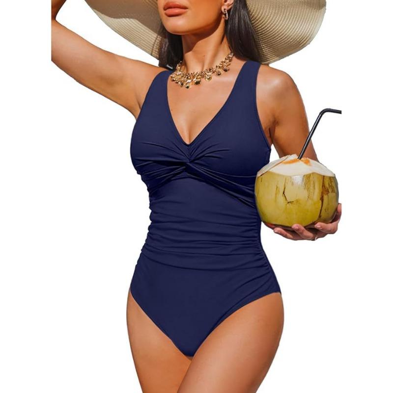 New Popular One-piece Bikini Sexy Leopard Print Splicing European and American Thin Waist Swimsuit Swimsuit