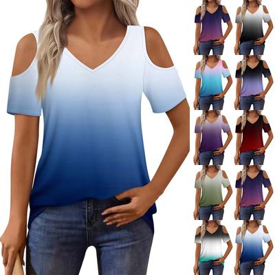 Women's T-Shirt Elegant Casual Shirt Printed Short Sleeve Summer Top Loose Fit