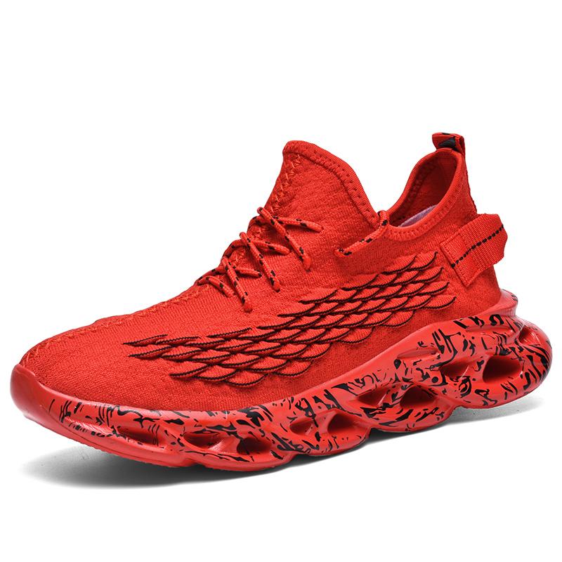 Men's Shoes Fashion Sneakers Breathable Running Tennis Shoes Breathable Comfortable Casual Shoes Plus Size 48