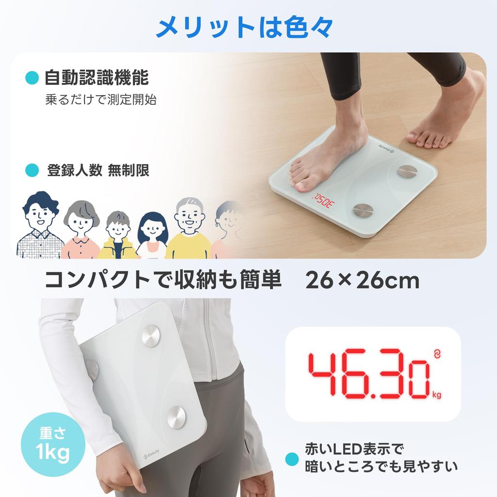 Etekcity Hmotnost Složení těla Smartphone může měřit 13 2 roky kvalitního tělesného tuku Fitbit High Japonský manuál FIT8S Měřítko, měřidlo, propojené, položky,