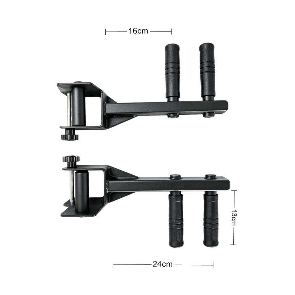 Split Handle Heavy Duty Rack Attachment with Pins Standard Fit for Athletes